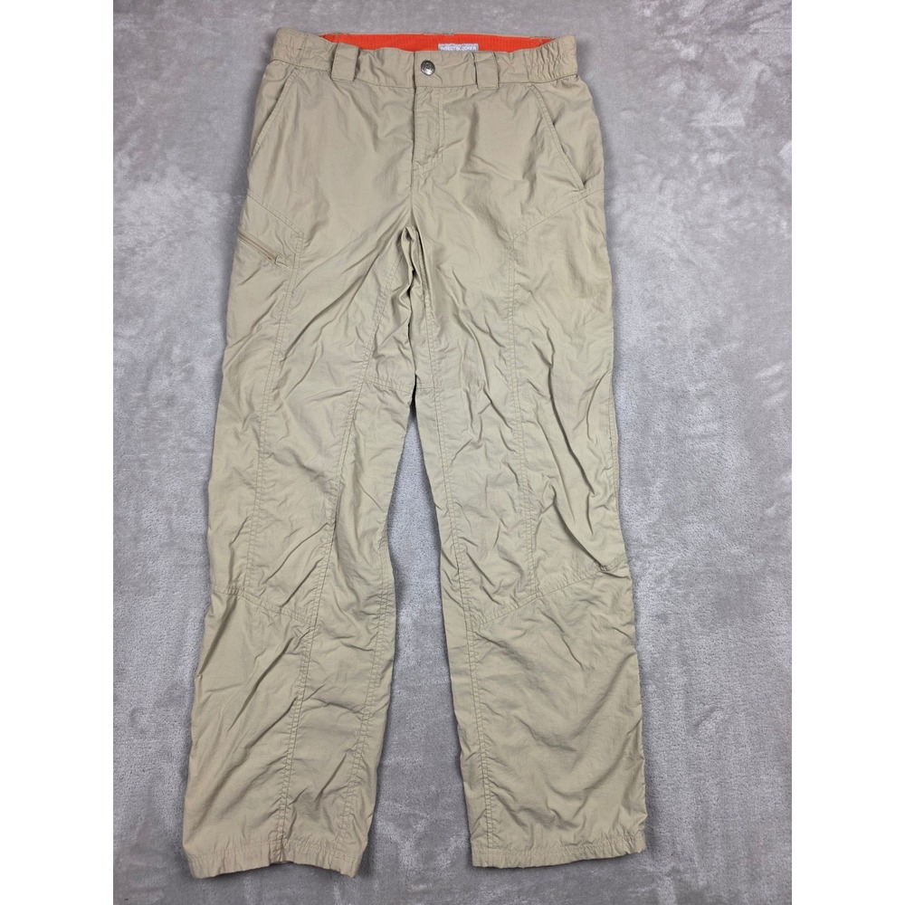 Columbia Insect Blocker Pants Mens 30x32 Fit 30x30 Tan Hiking Outdoor Nylon